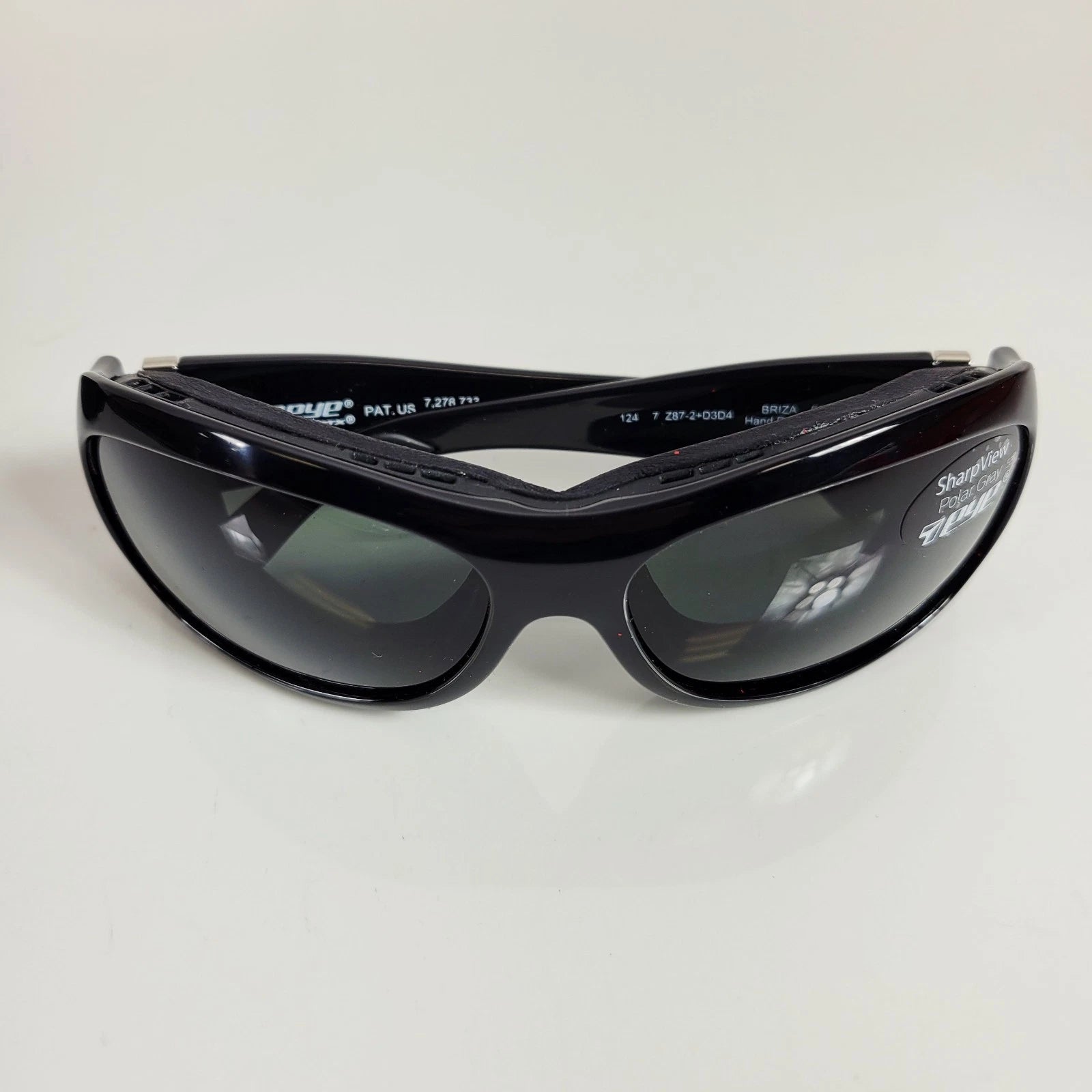 7eye Glossy Black Frame with SharpView Polarized Lenses for Motorcycle