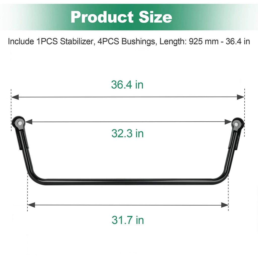 Rear Sway Bar for Polaris Ranger 700 4x4, Ranger XP 700 (2005–2008)