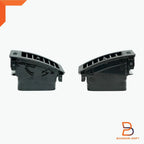 BLACK  LH+RH AIR A/C VENT GRILLES for TOYOTA HILUX UTE VIGO (2005-2014)