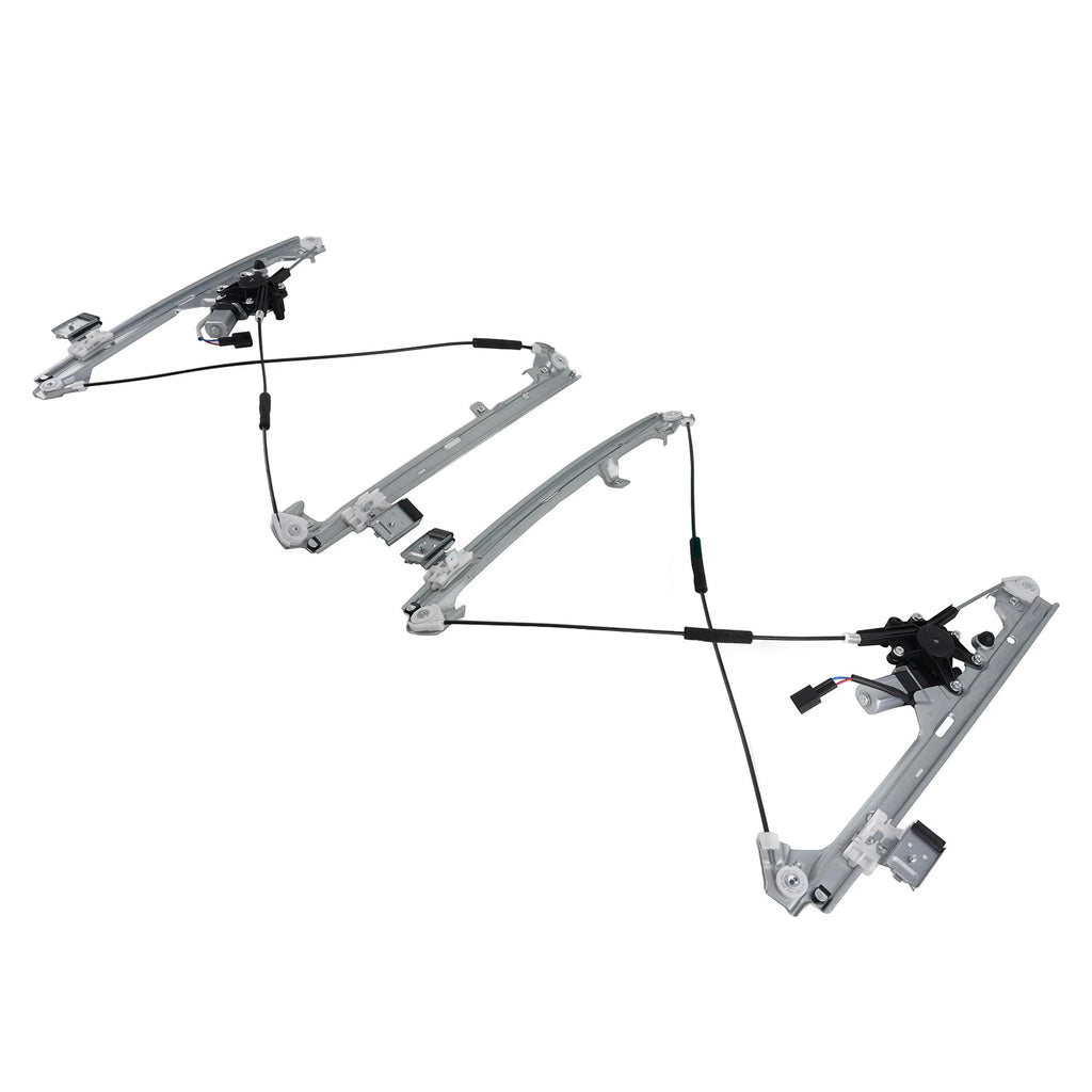 2X Front LH + RH Window Regulator for GMC Sierra 2500HD 3500HD (2001–2007)