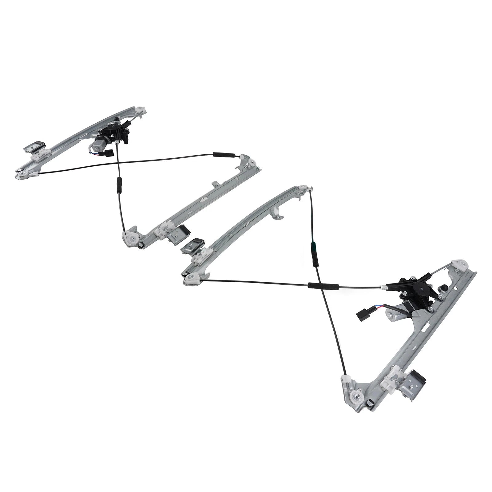 2X Front LH + RH Window Regulator for GMC Sierra 2500HD 3500HD (2001–2007)