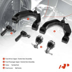 6X Front Upper Control Arm & Tie Rod for Nissan Frontier Xterra (2000-2004)