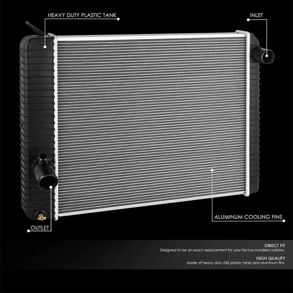 2-Row Aluminum Core Cooling Radiator for International 4100 (2008–2010)