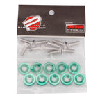 50Pcs Billet Aluminum Fender Bumper Washer Dress Up Kit for JDM Vehicles