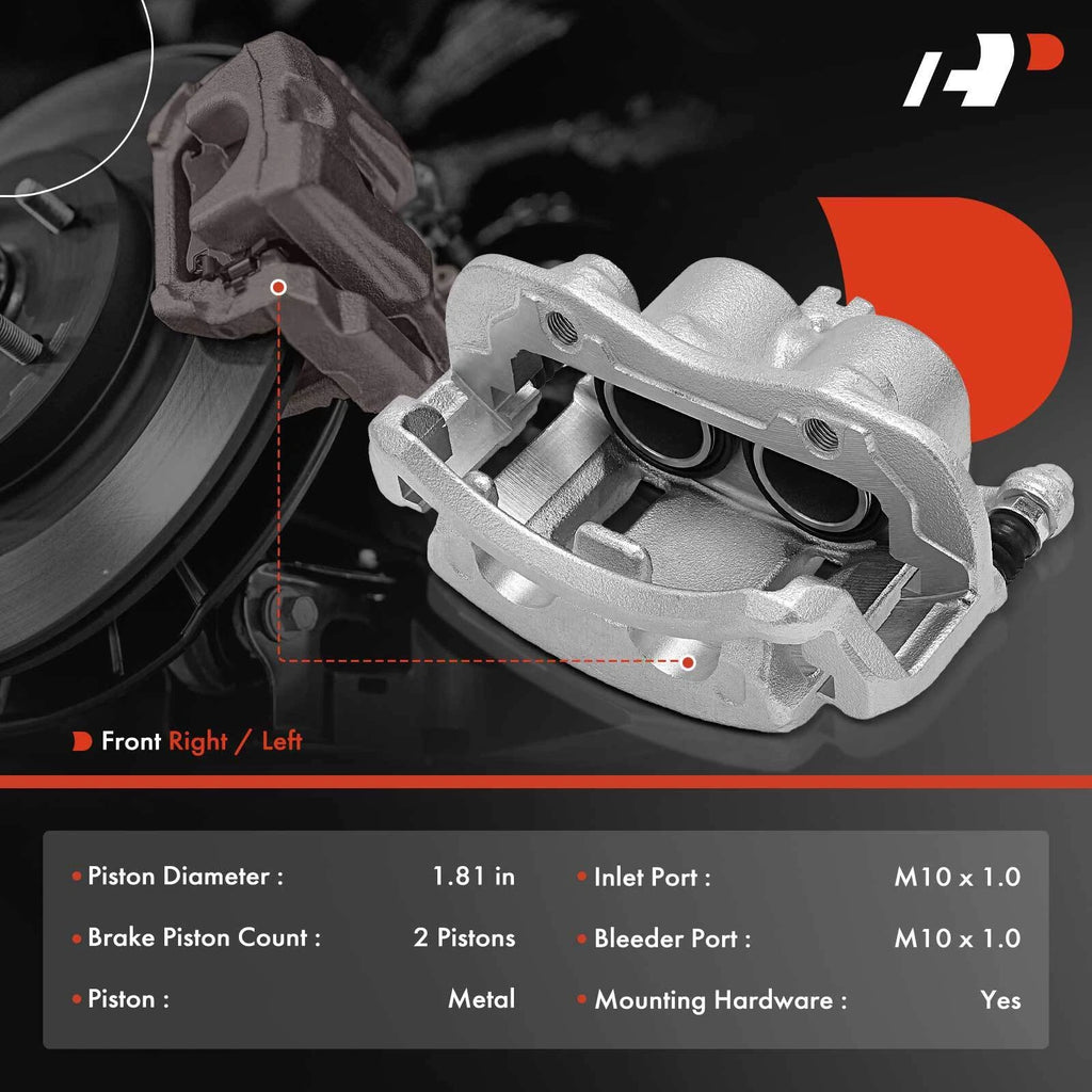 Front Left Brake Caliper with Bracket for Nissan Frontier (2003-2004)
