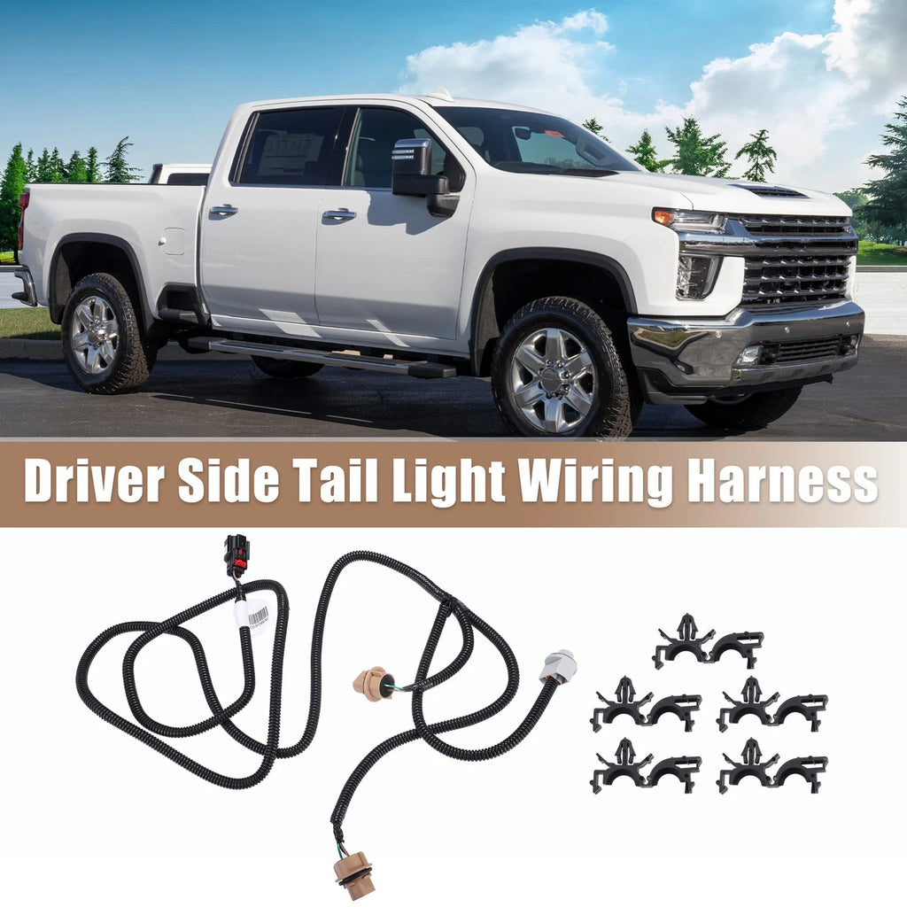 Set of 1 Tail Light Lamp Wiring Harness for Chevrolet GMC Sierra 
