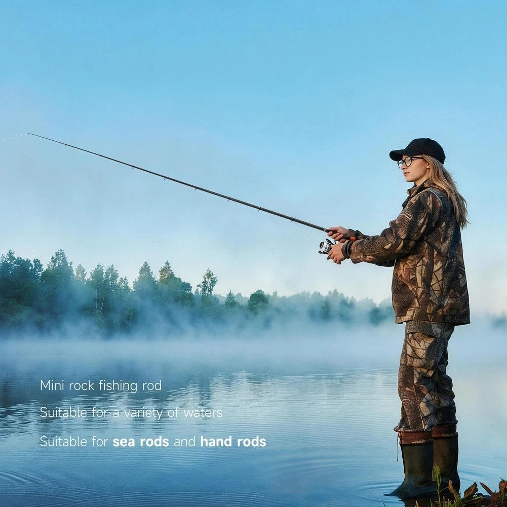 Fishing Rod for Miniature Rock Fishing (30.5cm Folded, 180cm Extended)