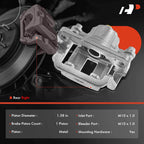 Rear Right Disc Brake Caliper with Bracket for Nissan Rogue (2008–2013)
