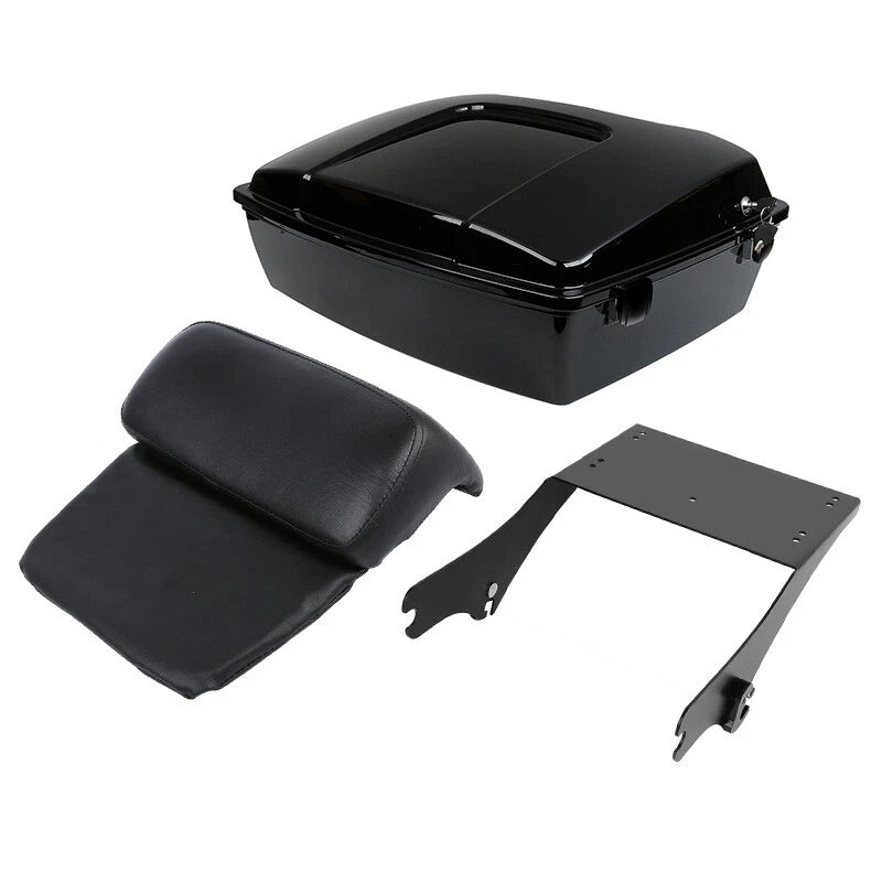 Chopped Trunk Rack Pad for Harley Road Glide (1997–2008) Black