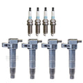 Set of 4 Ignition Coils for Kia L4 (Denso Iridium Long Life)