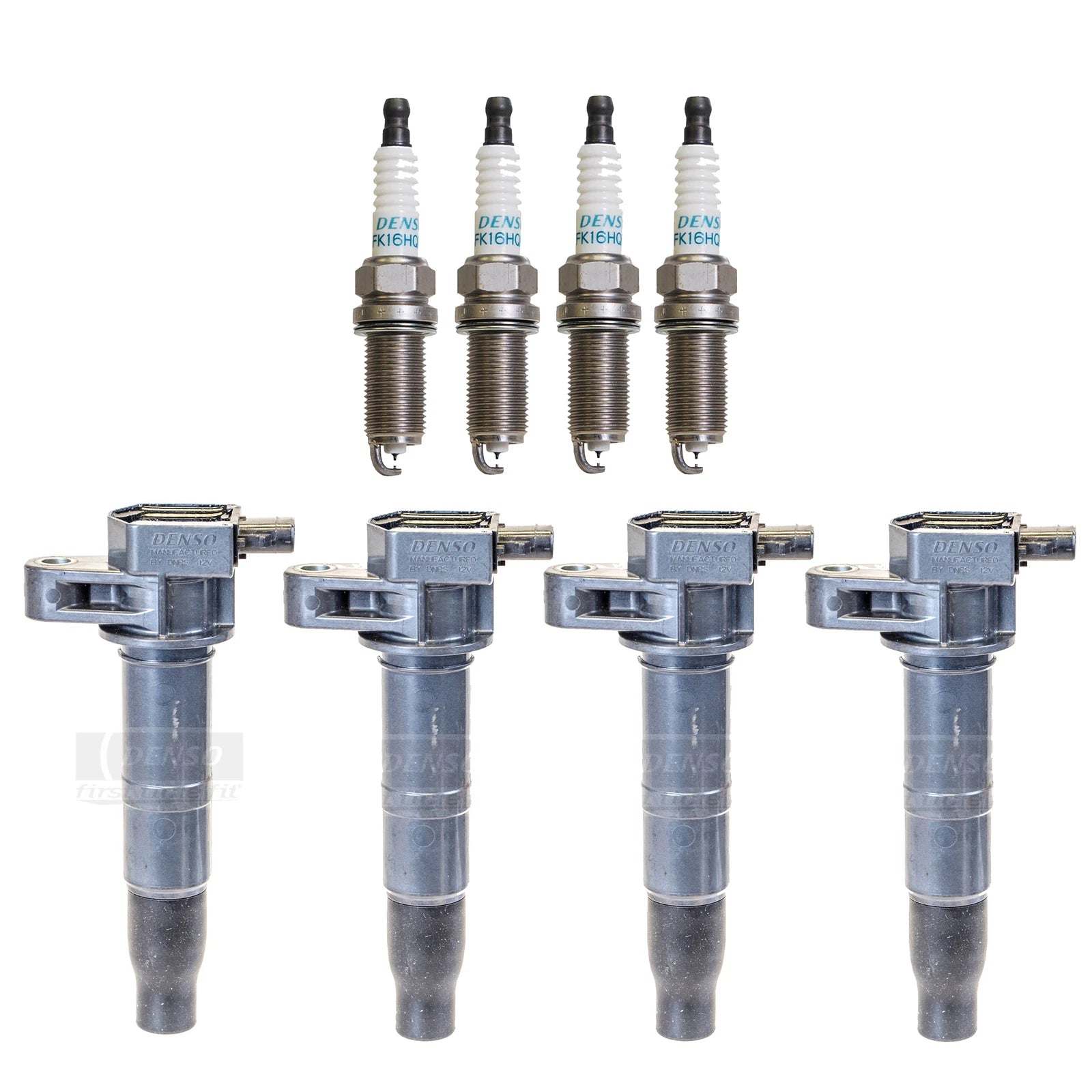 Set of 4 Ignition Coils for Kia L4 (Denso Iridium Long Life)