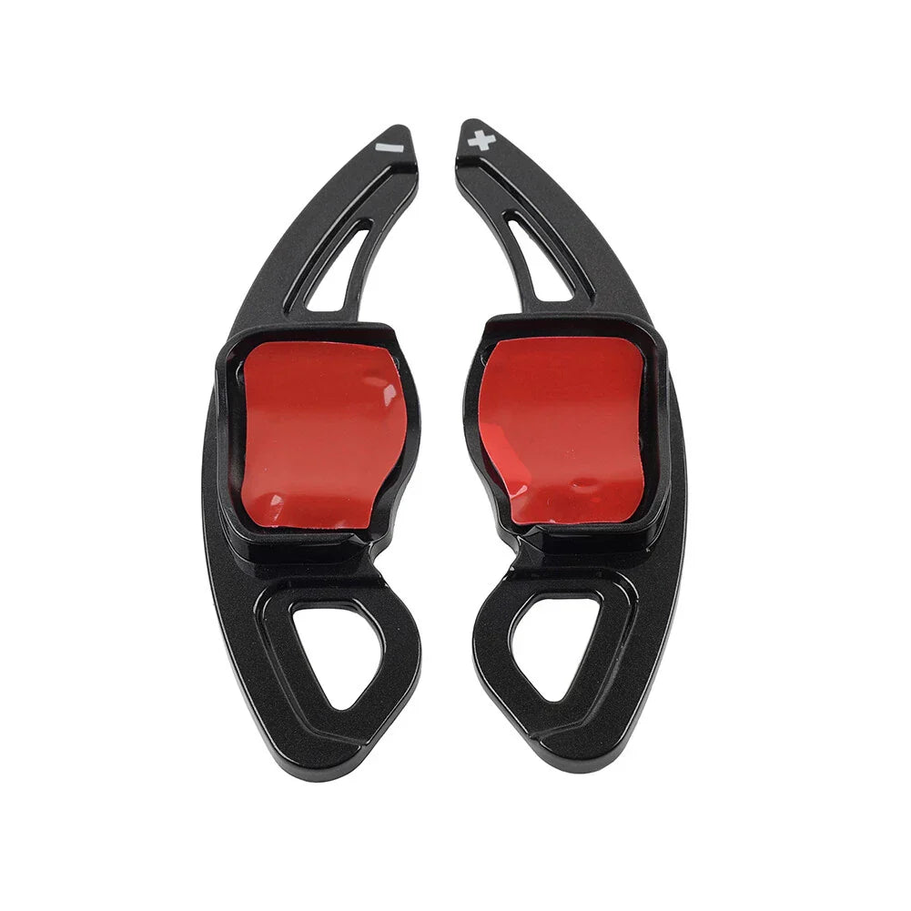 Black Steering Wheel Paddle Shifter Extensions for VW Golf Jetta Passat Polo
