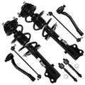 Front Struts Sway Bar Links Tie Rod End Kit for Kia Optima (2011–2012)