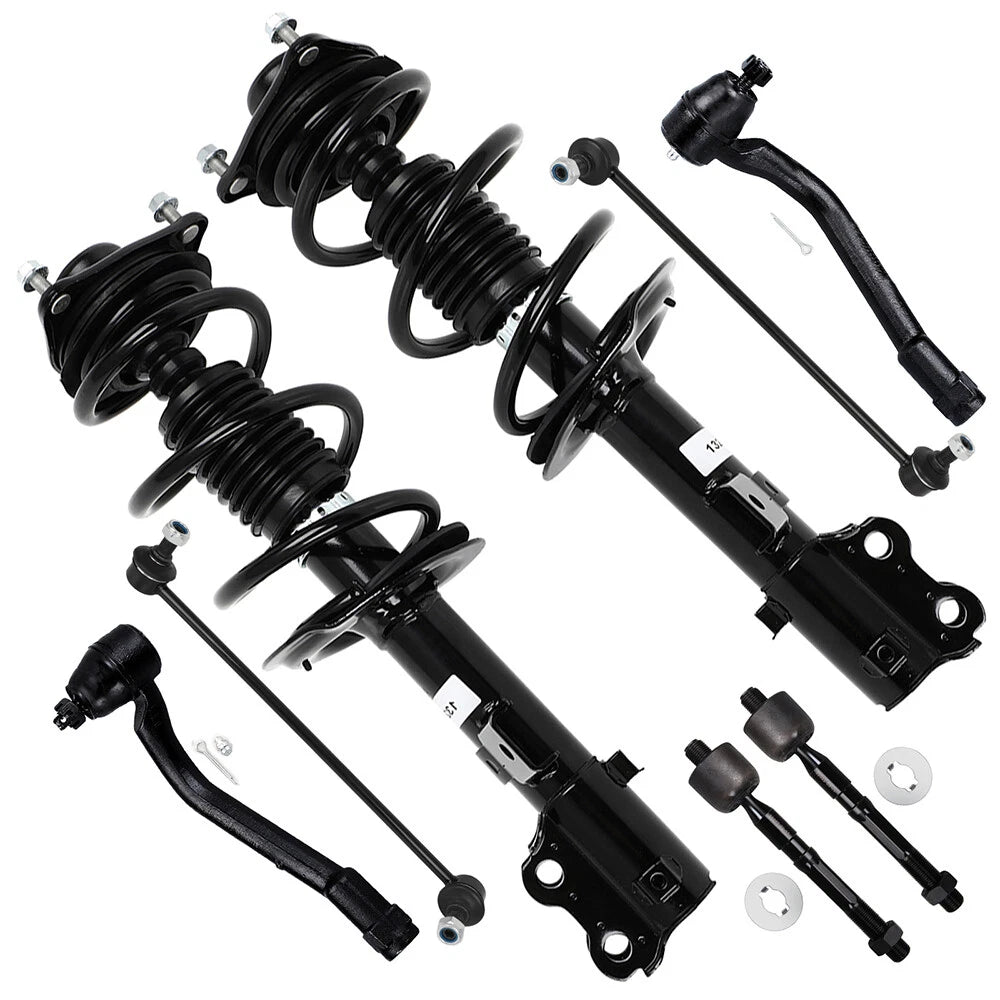 Front Struts Sway Bar Links Tie Rod End Kit for Kia Optima (2011–2012)