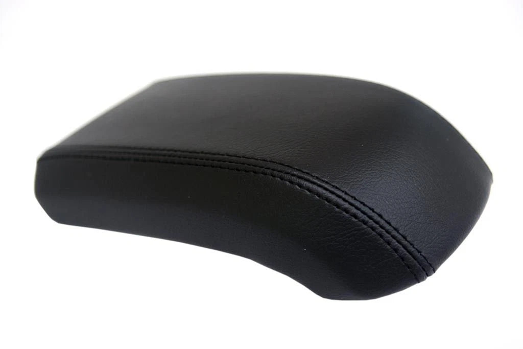 Center Console Armrest Cover for Ford Fiesta (2014–2019) Black Leather