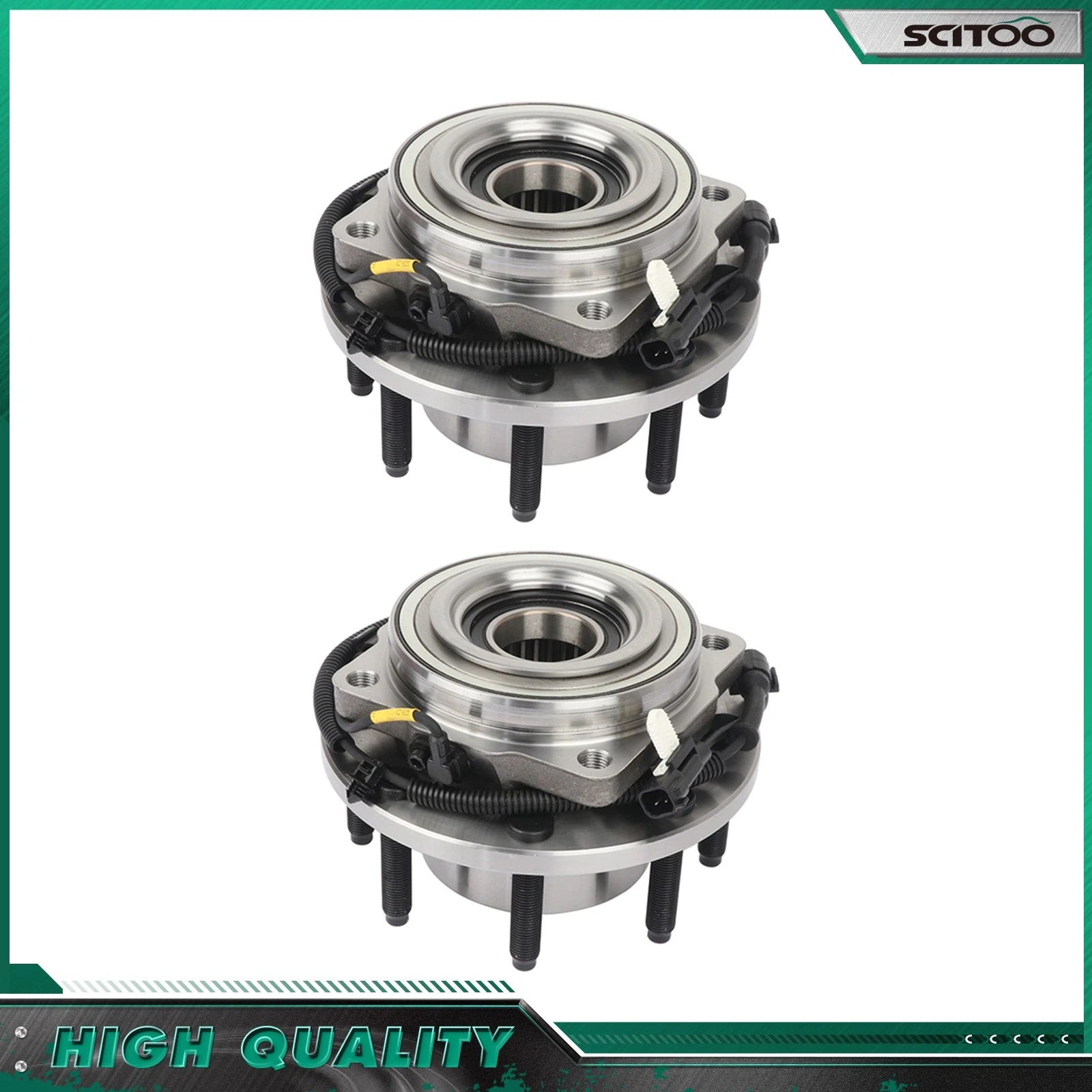2X Wheel Hub Bearings for Ford F-250 F-350 Super Duty