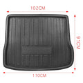 Rear Trunk Boot Mat Cargo Floor Tray for Audi Q5 (2010–2016) Black