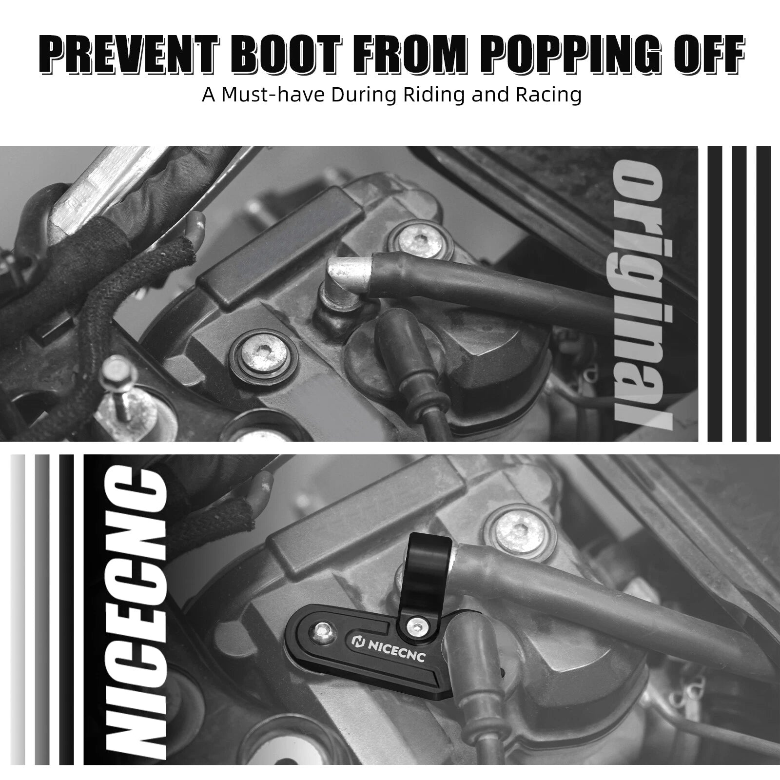 Spark Plug Boot Hold Down Holder for Yamaha YFZ450R/RSE (2009–2023)