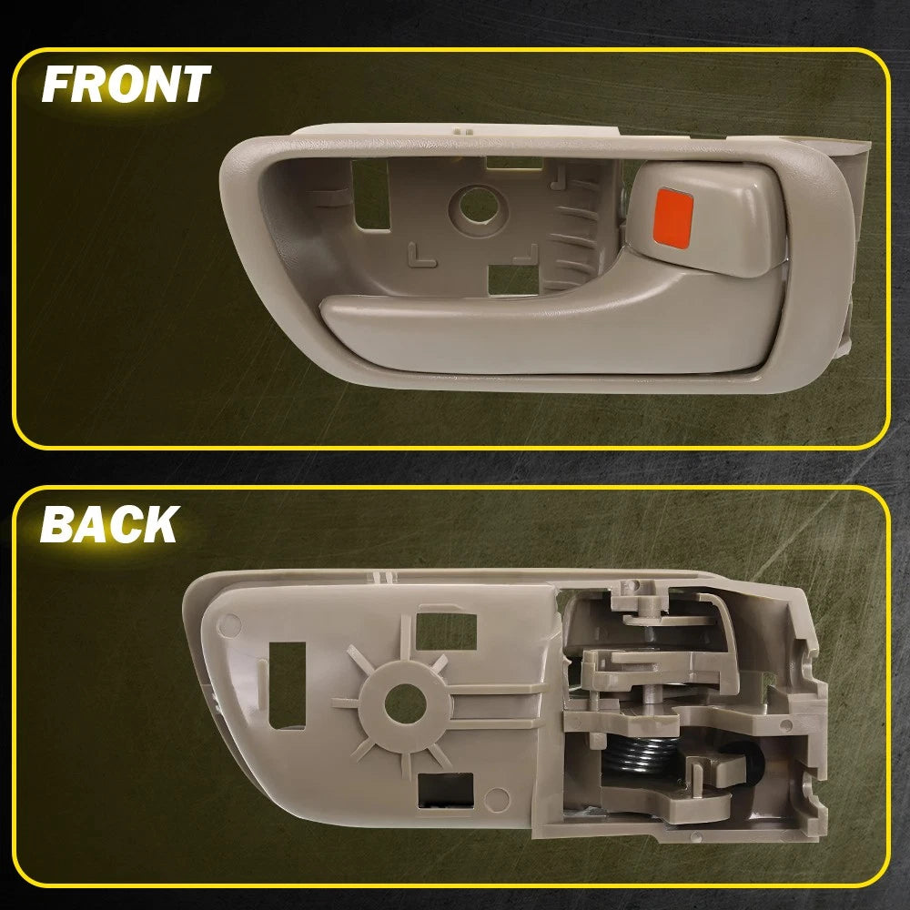 Pair Interior Door Handles for Toyota Camry (2002–2006) Beige