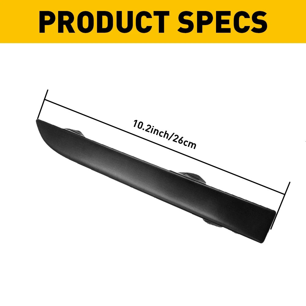 Front Bumper Grille Headlight Filler Trim Panels for Toyota Tacoma (2001–2004)