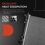 Radiator with Oil Cooler for Buick Regal (2011-2013)