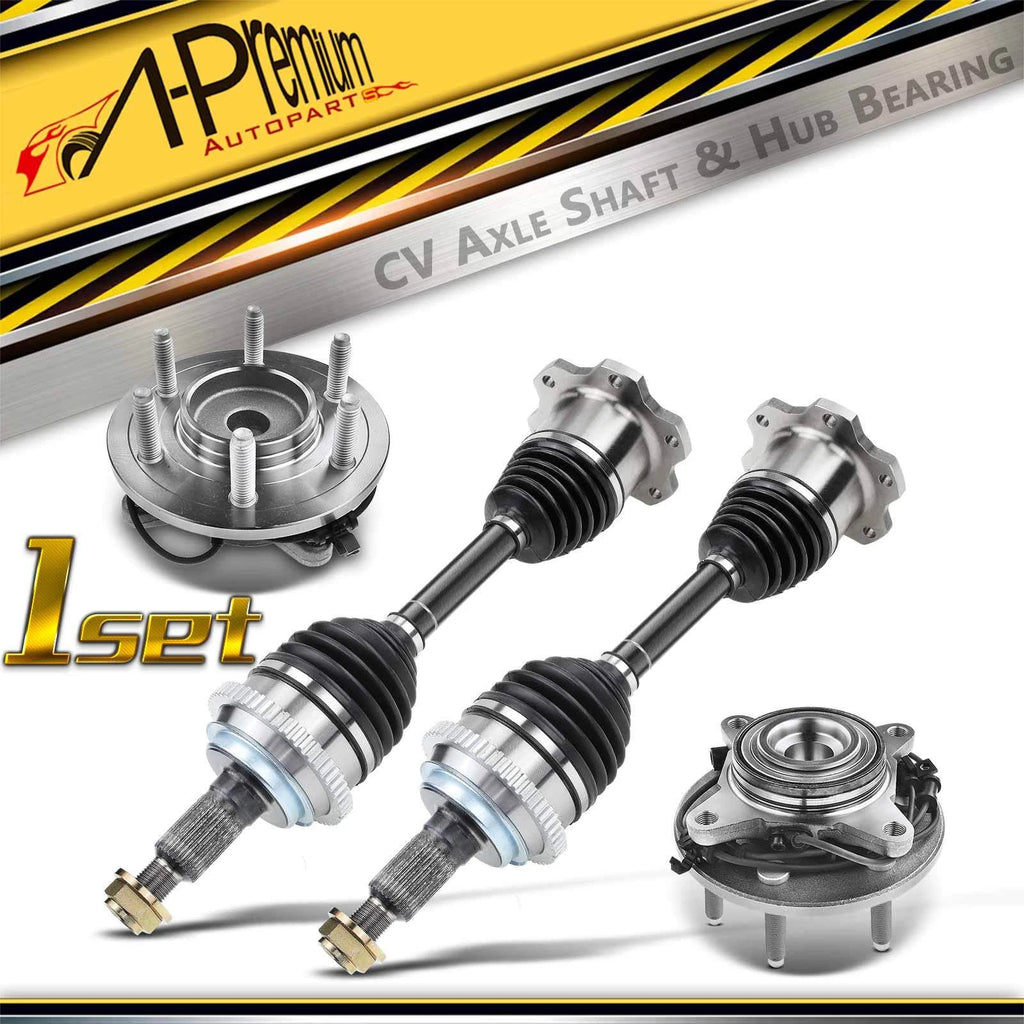 Front Wheel Bearing CV Axle Assembly for GMC Yukon (1995–1997) Chevy K1500 K2500