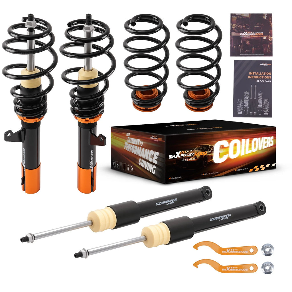 Coilover Struts Shocks for VW Golf Jetta MK5 MK6 (2006–2014) Suspension Kit