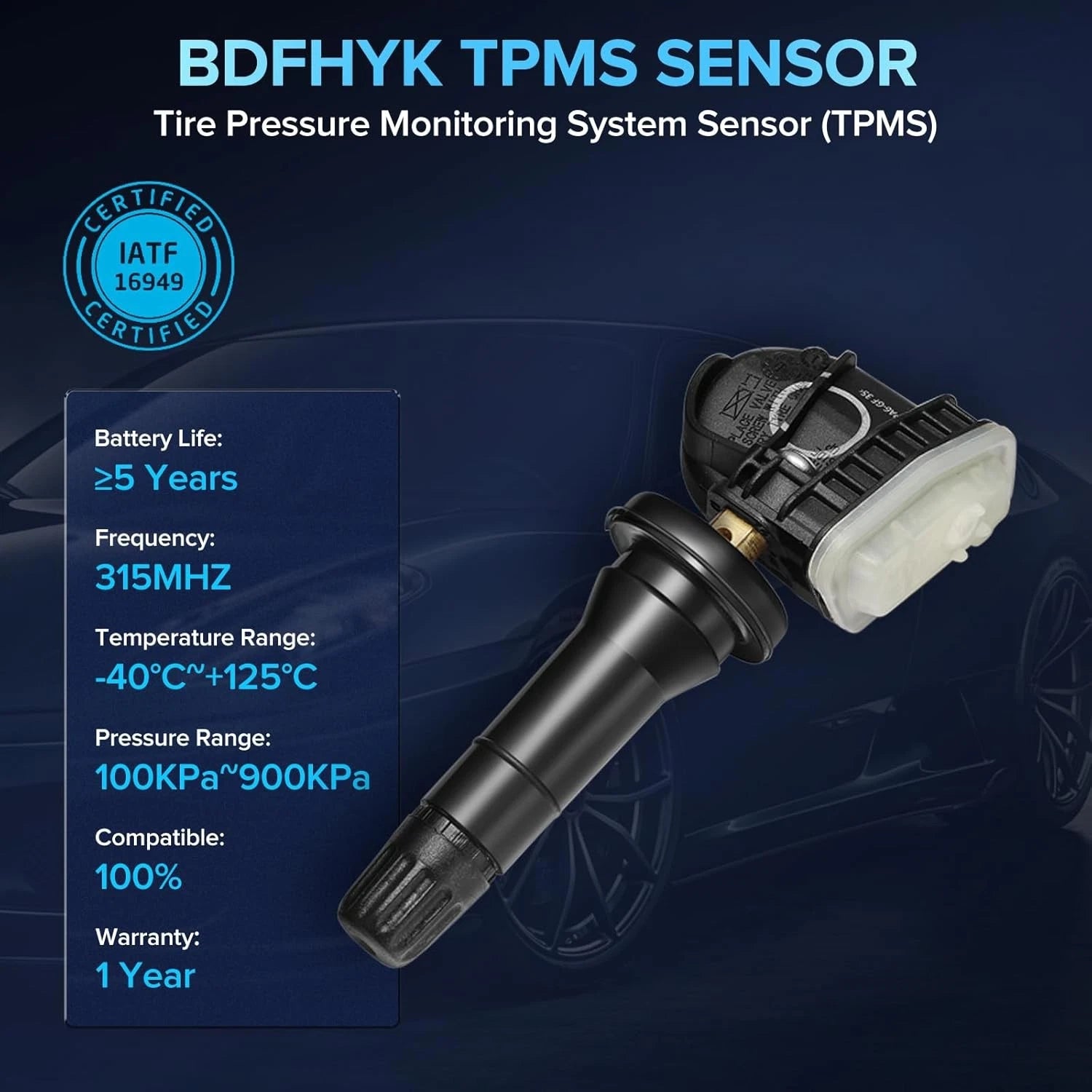 TPMS for Ford Bronco Sport (2021–2025) & Maverick (2022–2024)