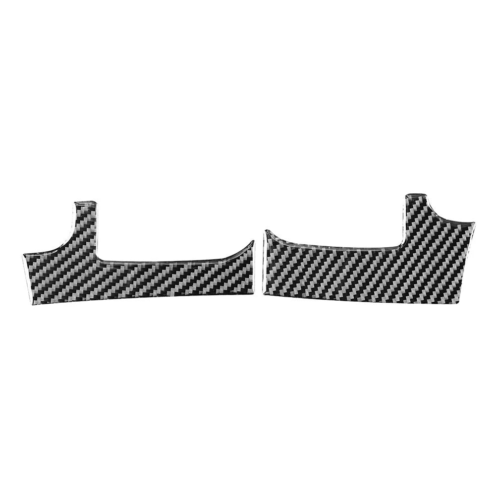 Carbon Fiber Dashboard Air Outlet Cover Trim for Toyota Tundra (2014–2021) RHD Black