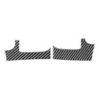 Carbon Fiber Dashboard Air Outlet Cover Trim for Toyota Tundra (2014–2021) RHD Black
