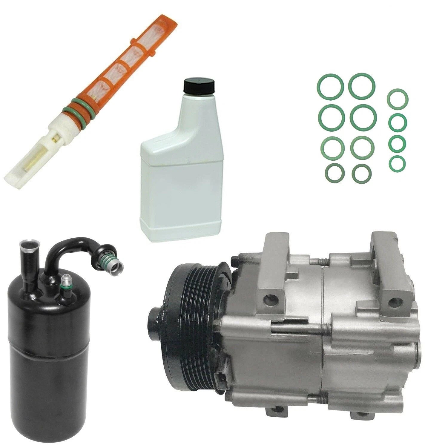 AC Compressor Kit Replacement for Nissan Navara D40 (2005-2015)
