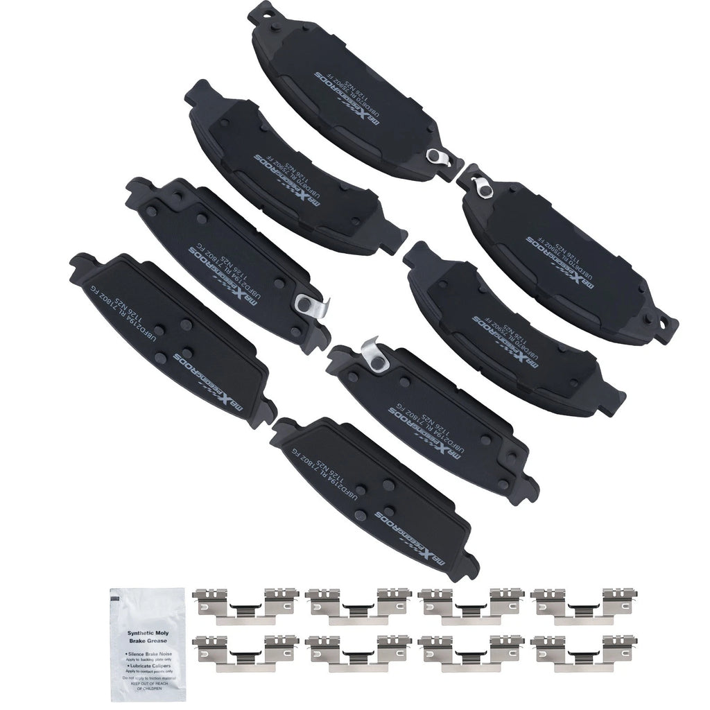 Set of 4 Ceramic Brake Pads for Cadillac Escalade ESV GMC Yukon (2015–2020)