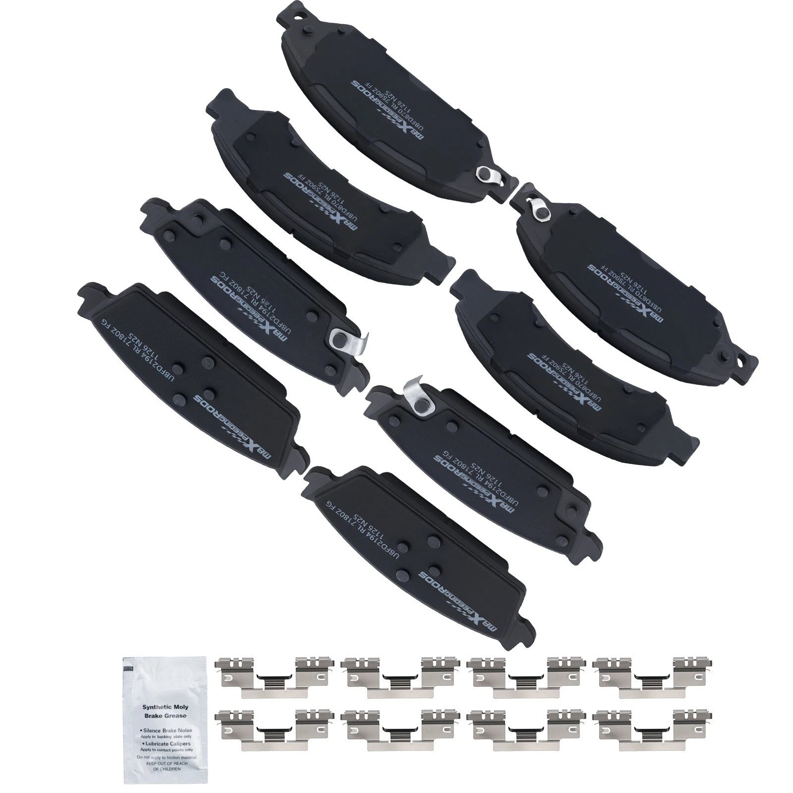 Set of 4 Ceramic Brake Pads for Cadillac Escalade ESV GMC Yukon (2015–2020)