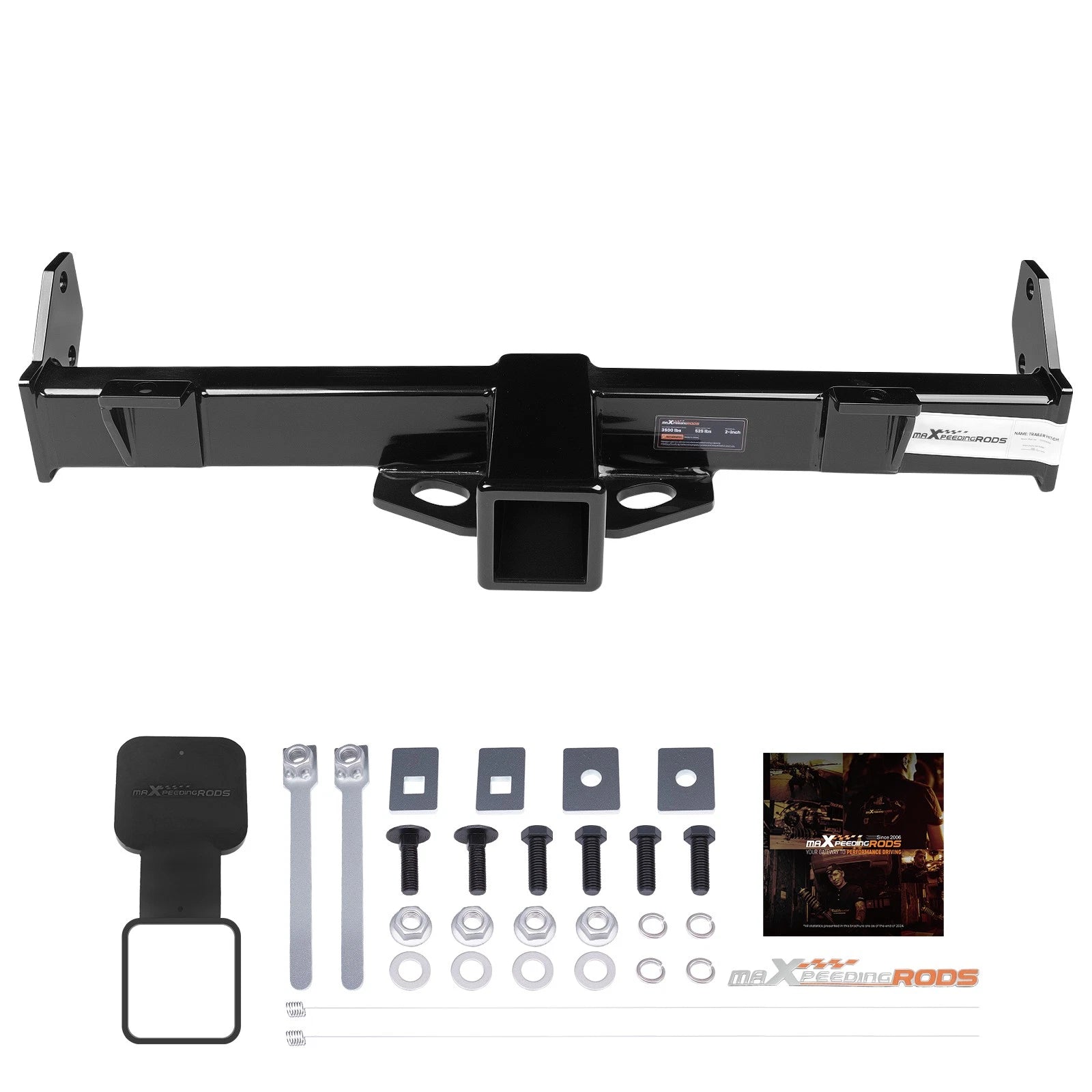 Trailer Tow Hitch 2" Receiver for Jeep Wrangler (2007–2018)