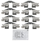 Rear Ceramic Brake Pads Kit for Toyota Corolla/Matrix (2009–2021)