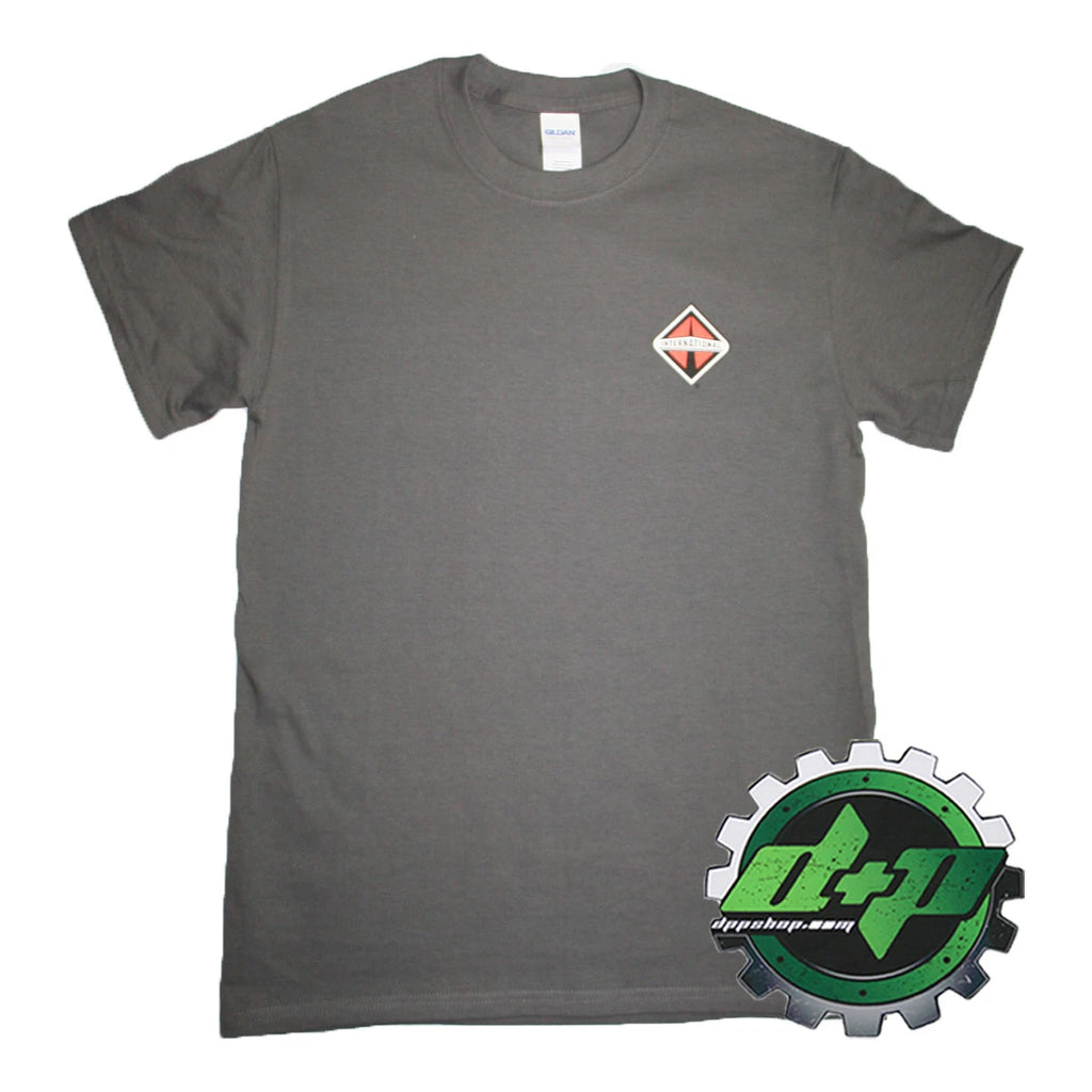 International T-Shirt for Semi Truck (Diesel, Short Sleeve, Grey)