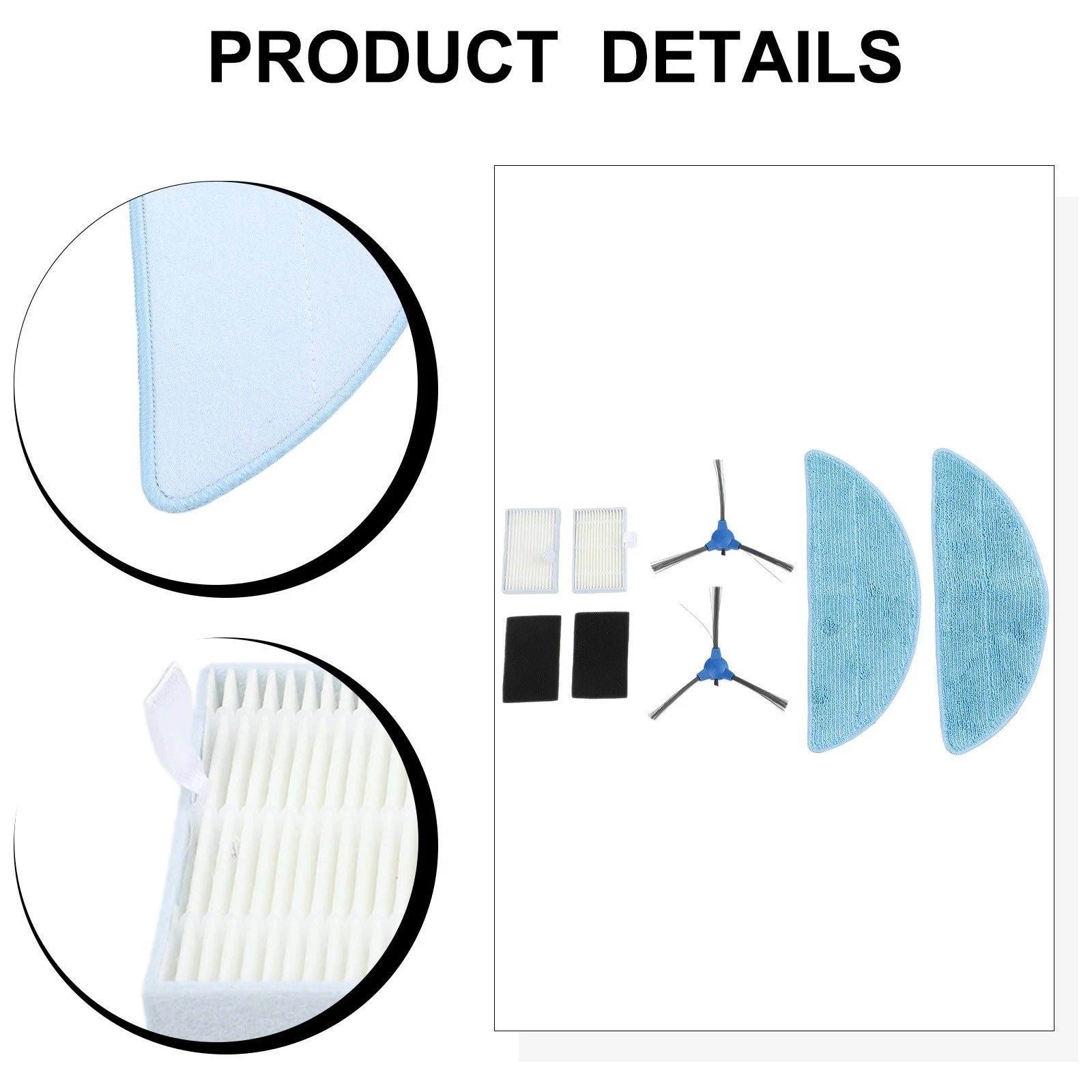 Replacement Components for Cecotec Conga M70 (2018–2023) - Filter & Mop
