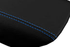 Console Lid Pull Over Cover Leather for Ford Fusion (2013–2020) Blue Stitch