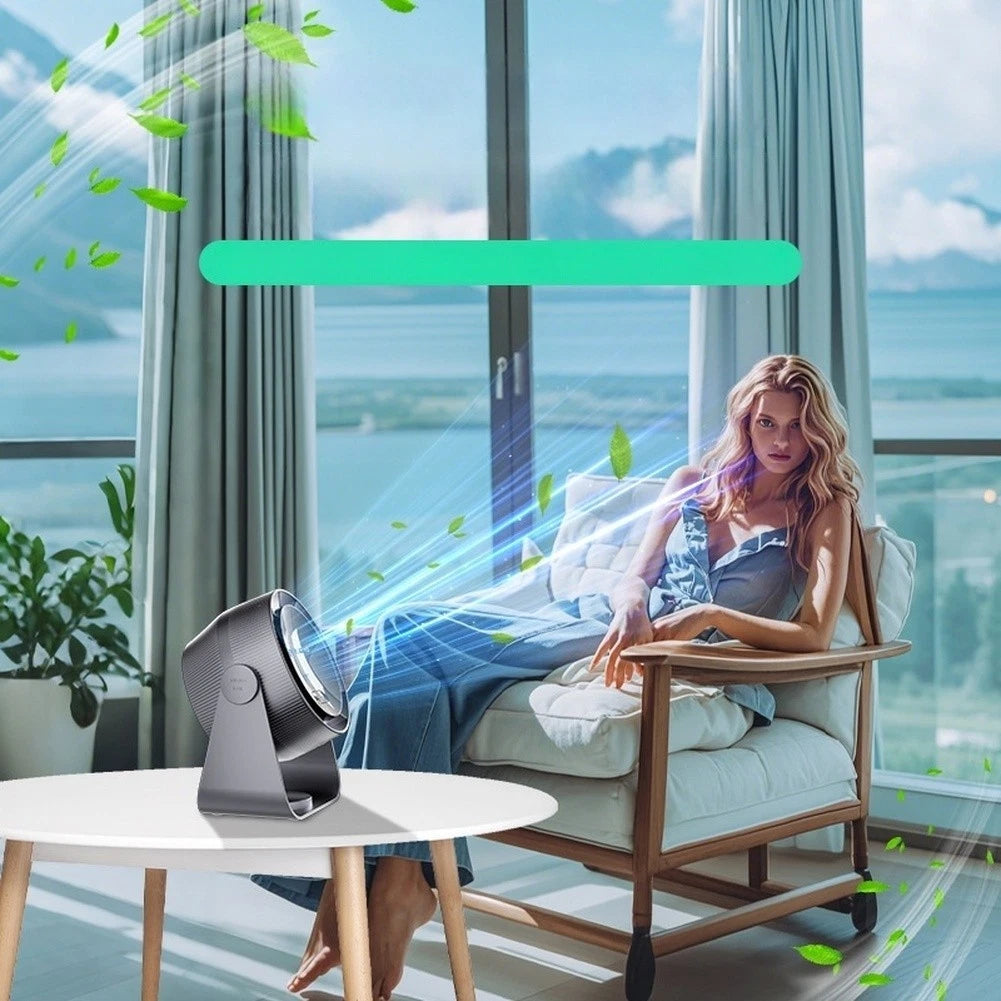 USB Rechargeable Fan for Office Bedroom - Quiet Operation