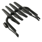 Sissy Bar Backrest Pad Luggage Rack Docking Kit for Harley Road Glide (14-24)