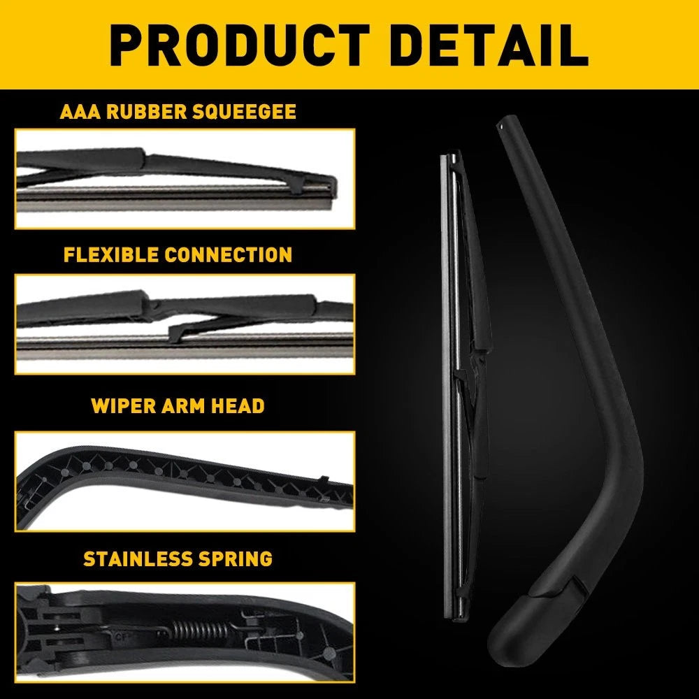 Rear Windshield Wiper Arm & Blade for Toyota Scion XB (2004–2006) 85241-52010