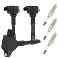 Set of 3 Ignition Coils & 3 Spark Plugs for Smart Fortwo 0.9L (2016–2017)