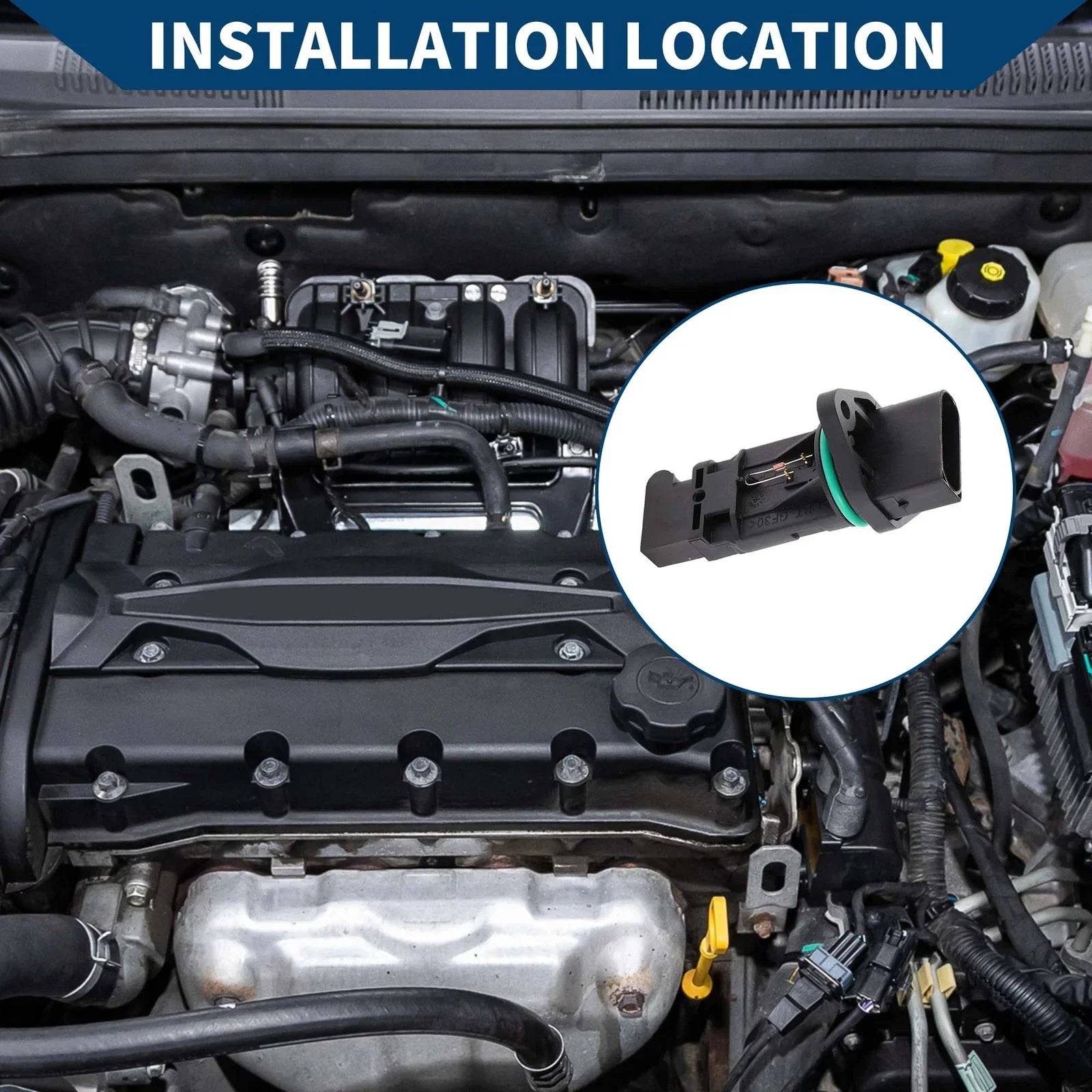 1 Pcs MAF Sensor Mass Air Flow Sensor Meter for Mercedes Benz BMW