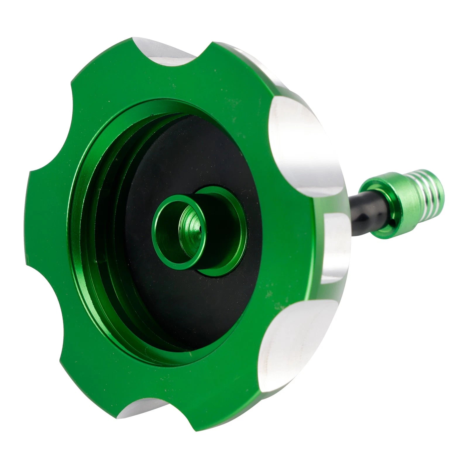 Aluminum Fuel Tank Cap w/Vent for Kawasaki KX65 KX85 KX100 KX125 (2000–2013)