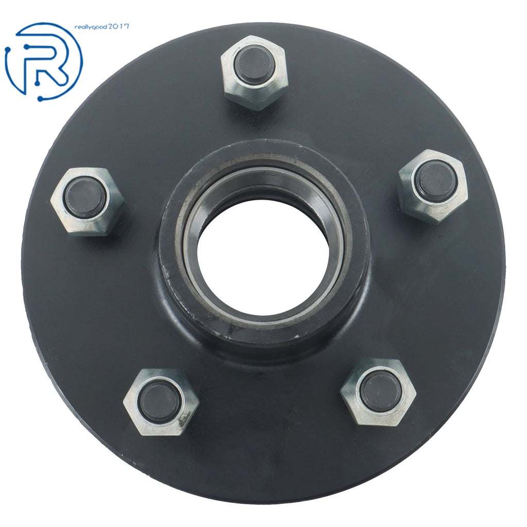 Set of 4 Trailer Hub Kit for 5 on 4.5" Spindle with Bearings