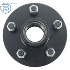 Set of 4 Trailer Hub Kit for 5 on 4.5" Spindle with Bearings