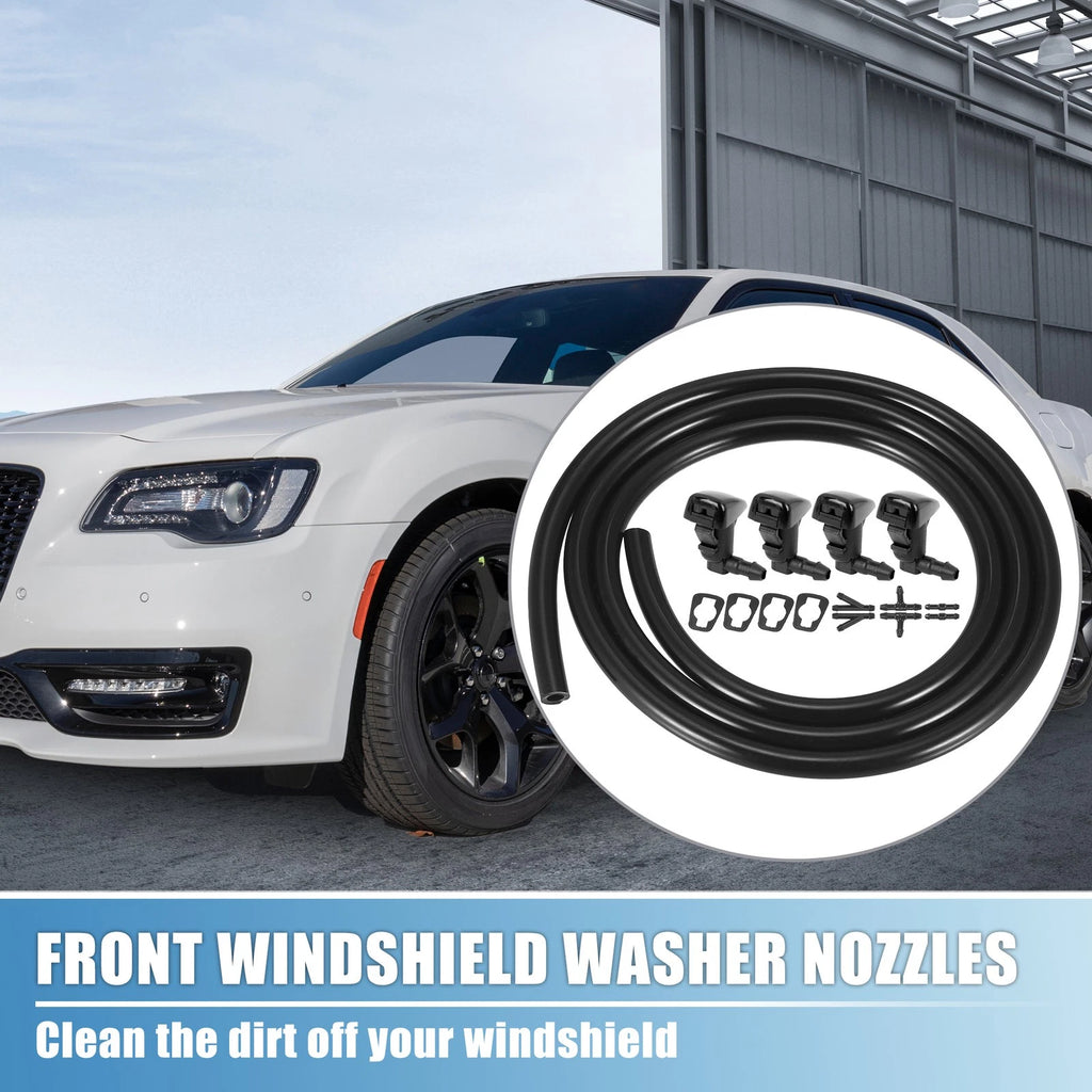 Set of 4 Windshield Washer Nozzles No.68260029AA for Chrysler 300 (2011–2018)