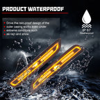 Smoked Amber LED Side Marker Lights for Ford Mustang (2010–2014)