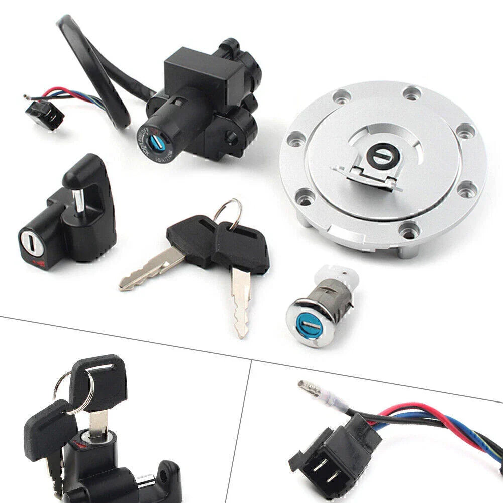 Ignition Switch Fuel Gas Cap Lock Key Set for Honda CB400 (1992-1998) CB1 (1989-1991) VT250
