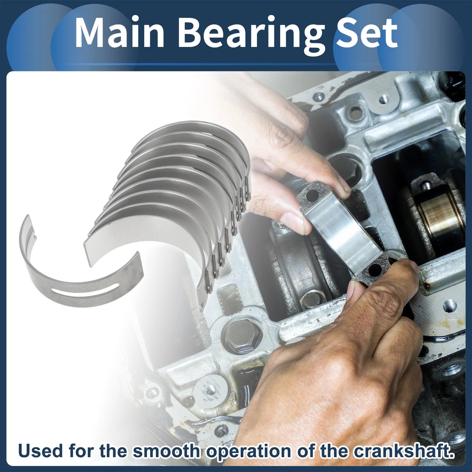 Main Bearing Set No.ME011530 for Mitsubishi Canter (1997–2010)
